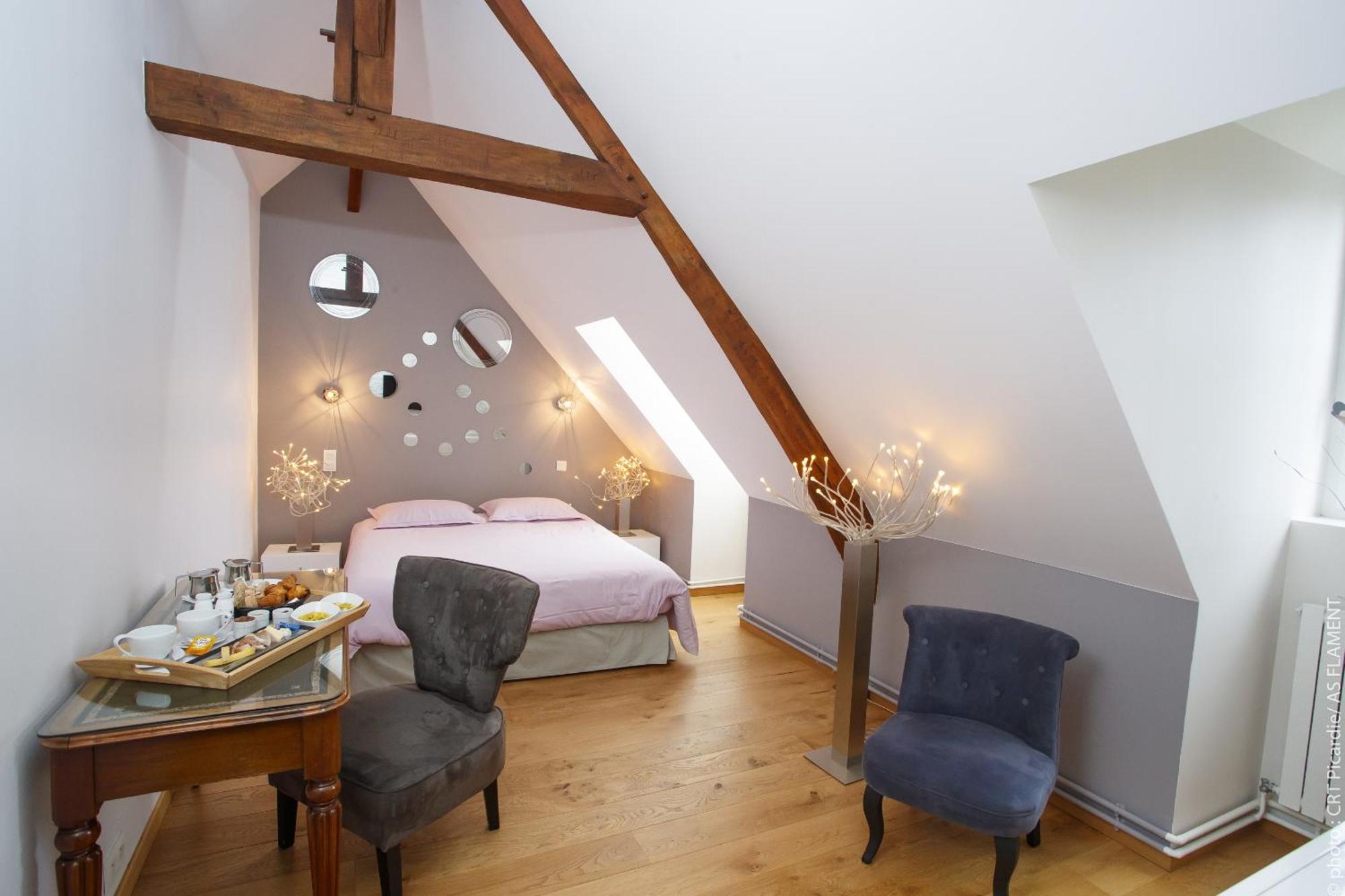 Chateau De Breuil Bed & Breakfast Bruyeres-et-Montberault ห้อง รูปภาพ